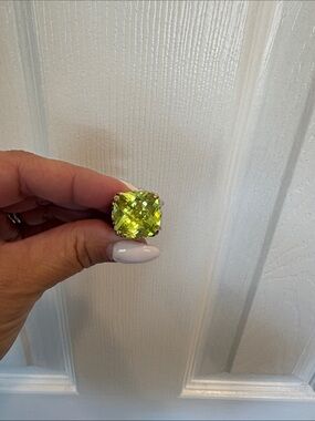 Statement Lime Green Cocktail Ring